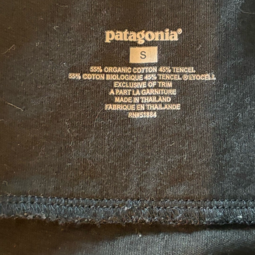 Patagonia Black Kamala Midi Skirt Sz S #0499 - Picture 3 of 5